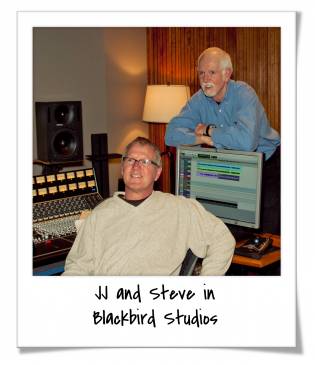 JJ and Steve in Blackbird Studios